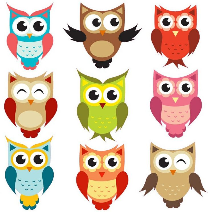 Anything owls that look like these owl clipart being a ...
