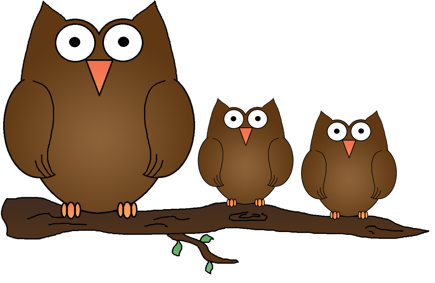 Free cartoon owl clipart image #3