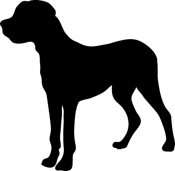 clipart dog silhouette - photo #5