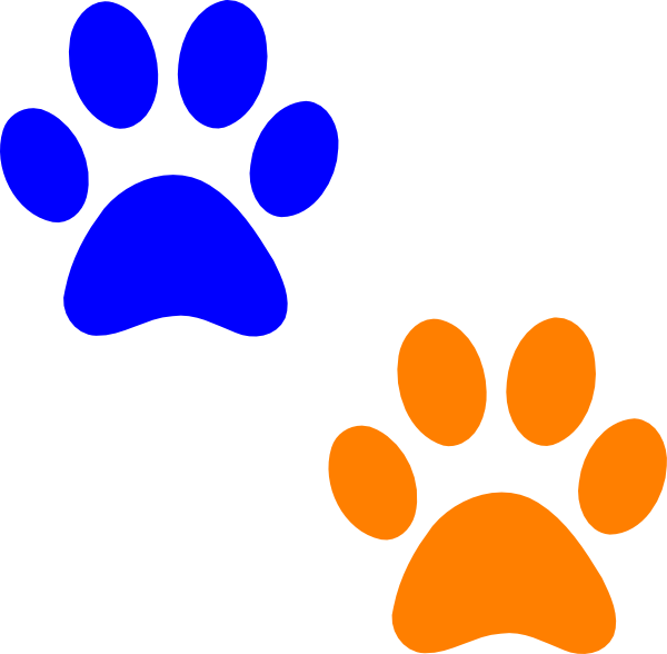 clipart of dog paw prints - photo #31