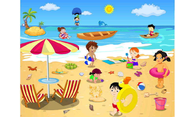 free clip art beach pictures - photo #42