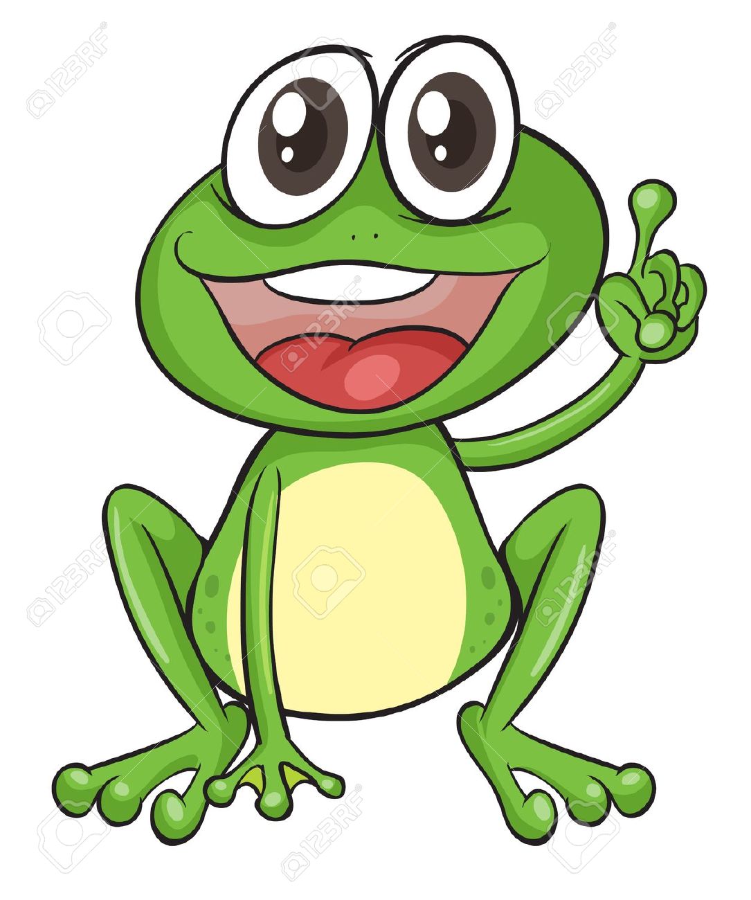 free clipart frog cartoon - photo #24