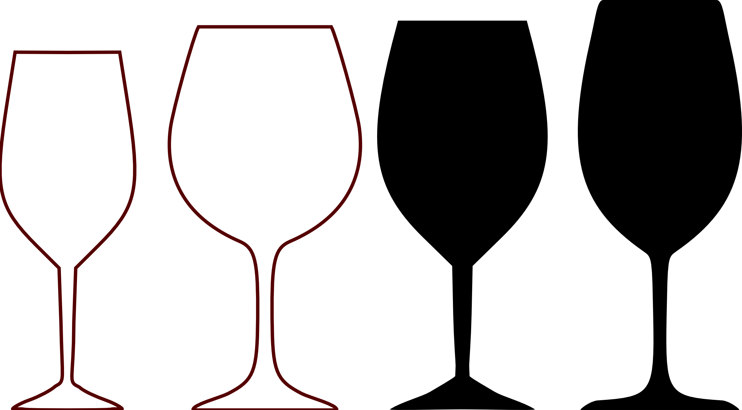 clipart wine glasses and bottles - photo #12