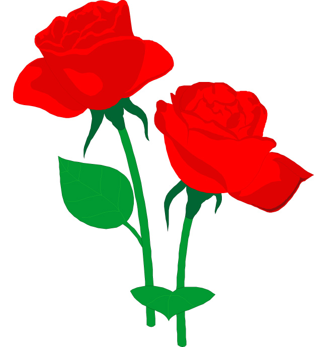 animated clip art roses - photo #28