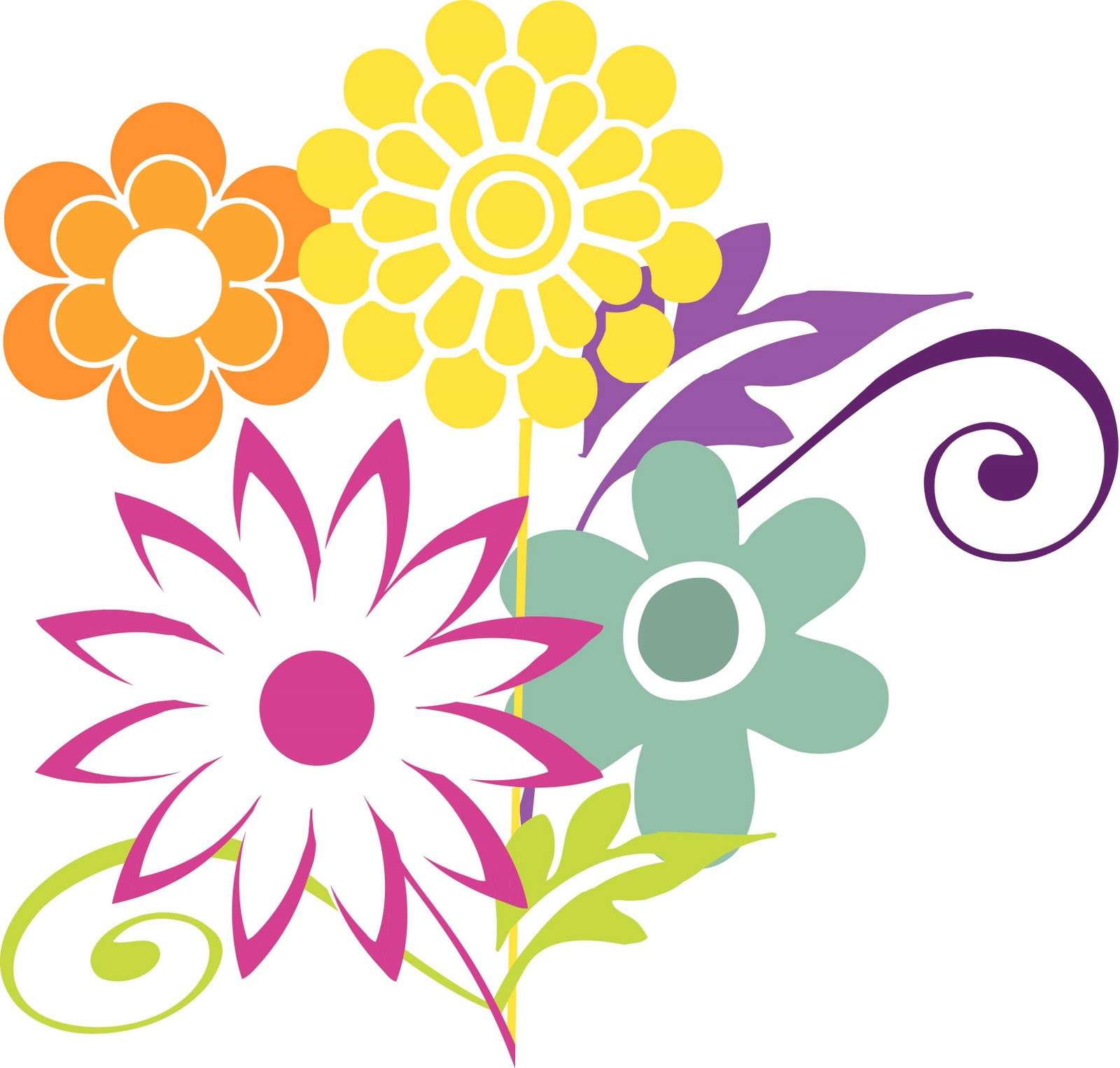 Free mothers day flower clip art image #3264