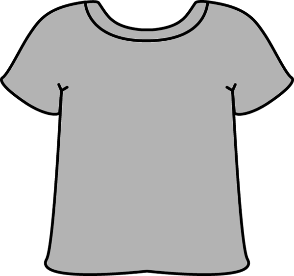grey t shirt clip art - photo #9