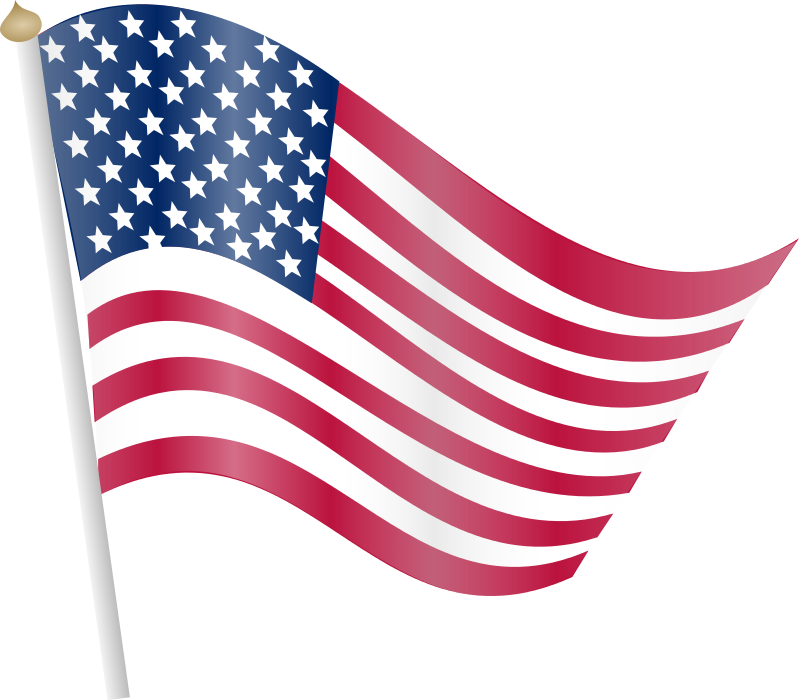 clipart american flag waving - photo #26
