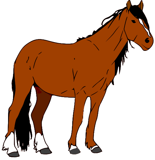 free christmas clip art with horses - photo #19