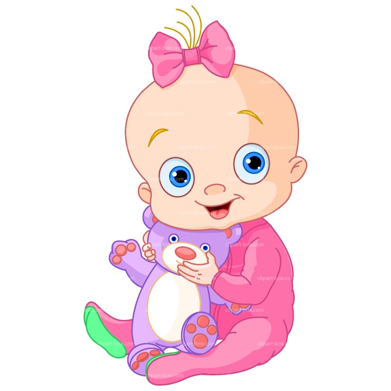Baby Girl Clipart - Images, Illustrations, Photos