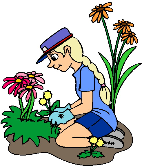 clipart of garden with flowers - photo #49
