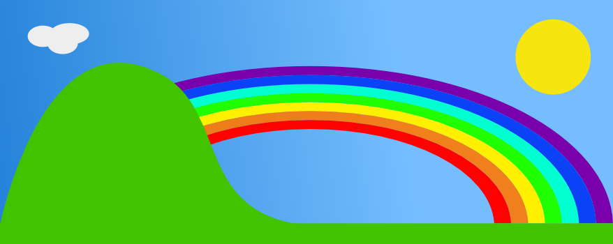 free rainbow clipart graphics - photo #42