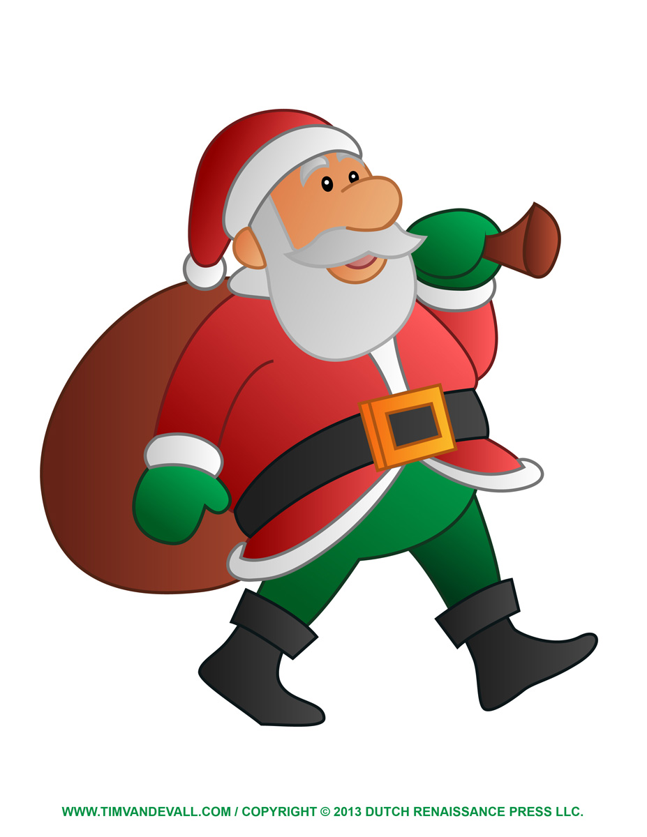 free clip art father christmas - photo #5