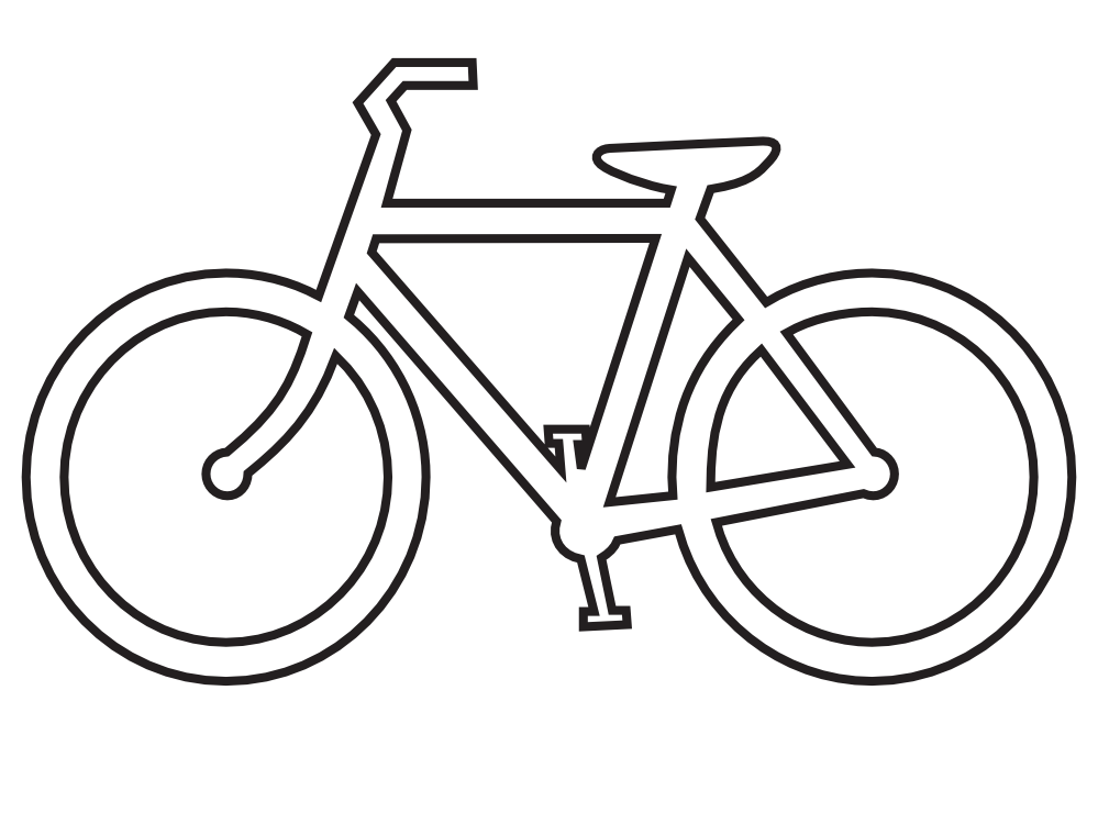 simple bike clipart - photo #31