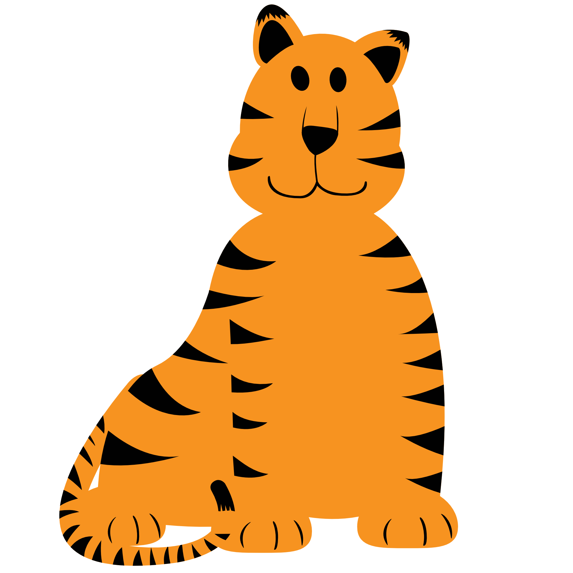 clipart of a tiger - photo #28