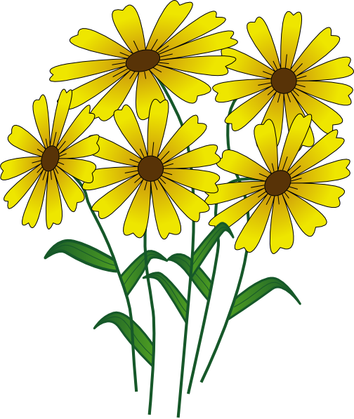 Spring flowers clip art free clipart image 7974