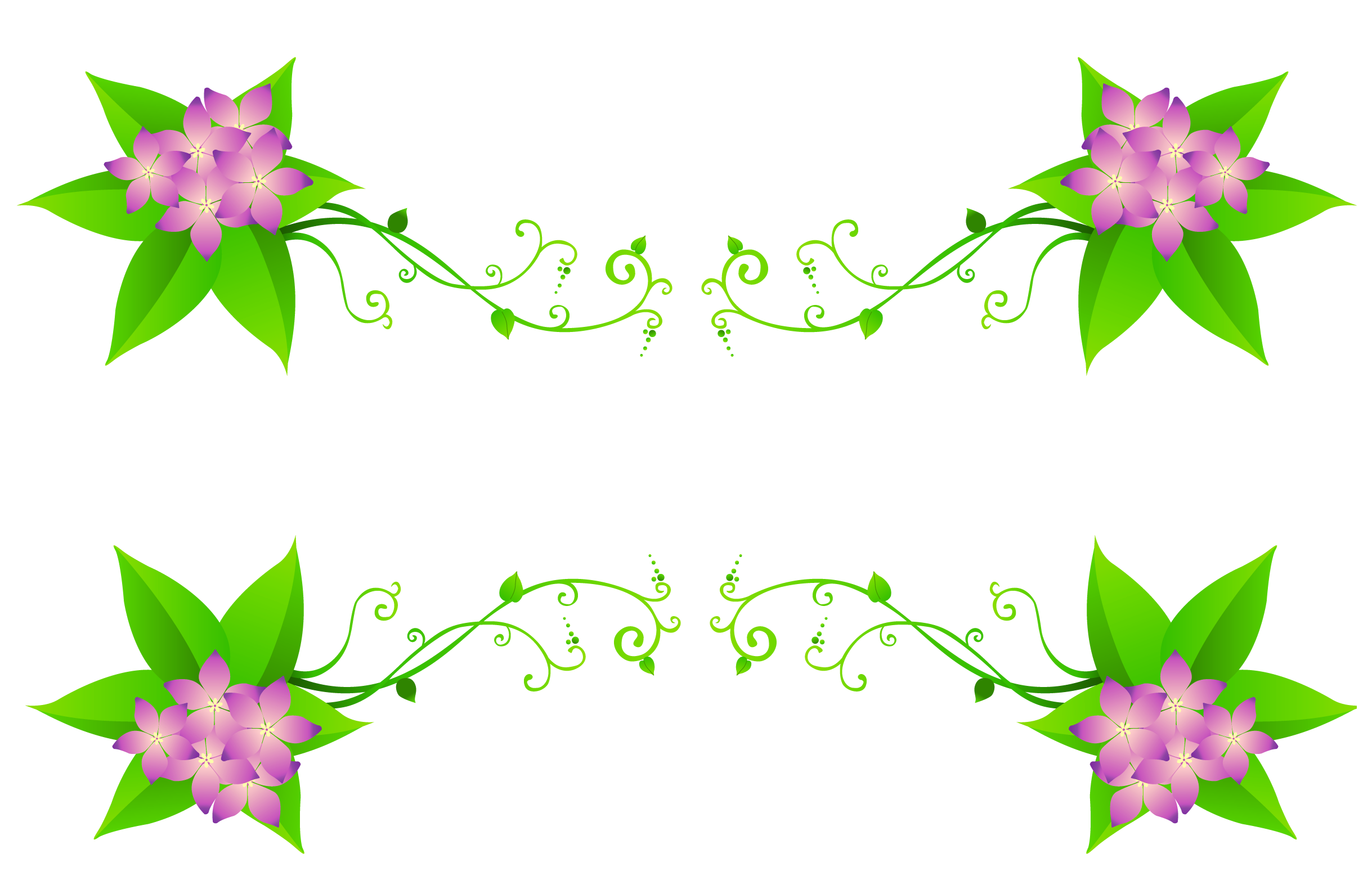 free flower divider clip art - photo #39