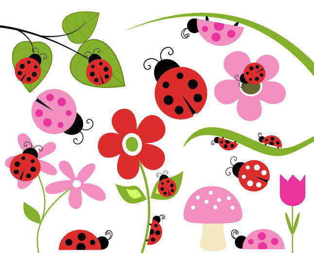 free cartoon ladybug clipart - photo #32