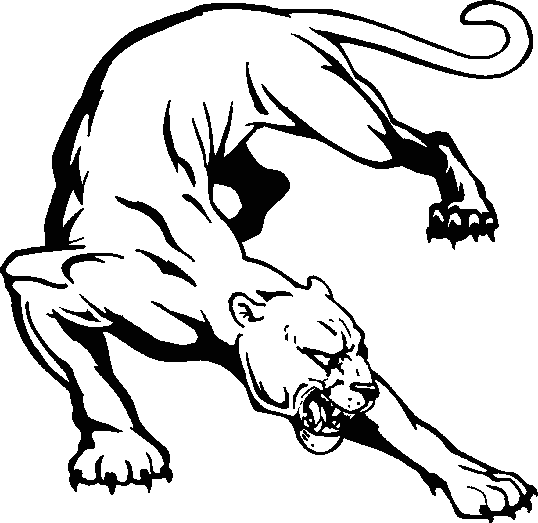 panther clipart free vector - photo #13
