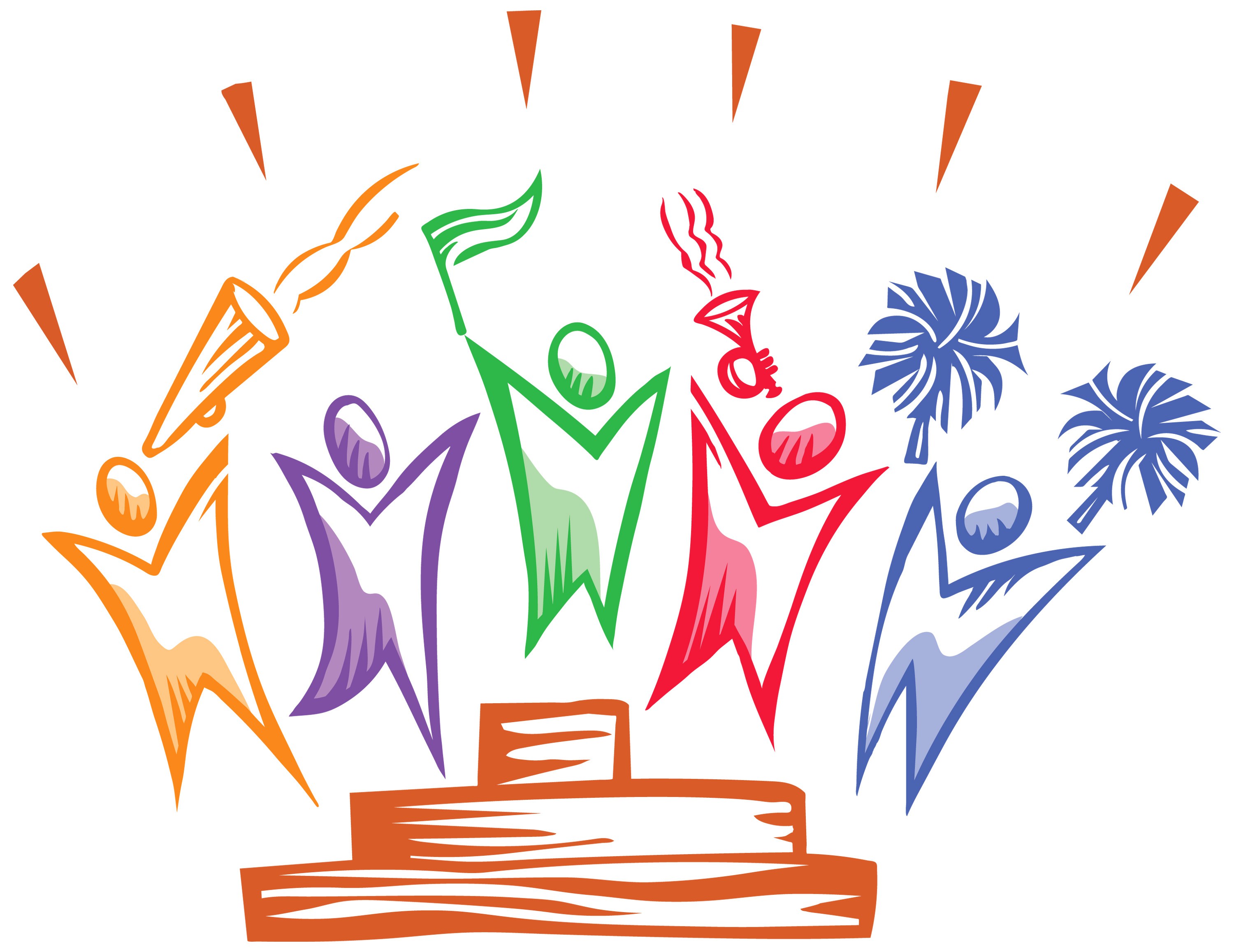 Team celebration clipart a team of celebrate the new free image #8843