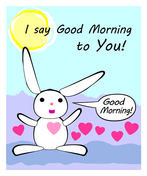 clipart of good morning - photo #12