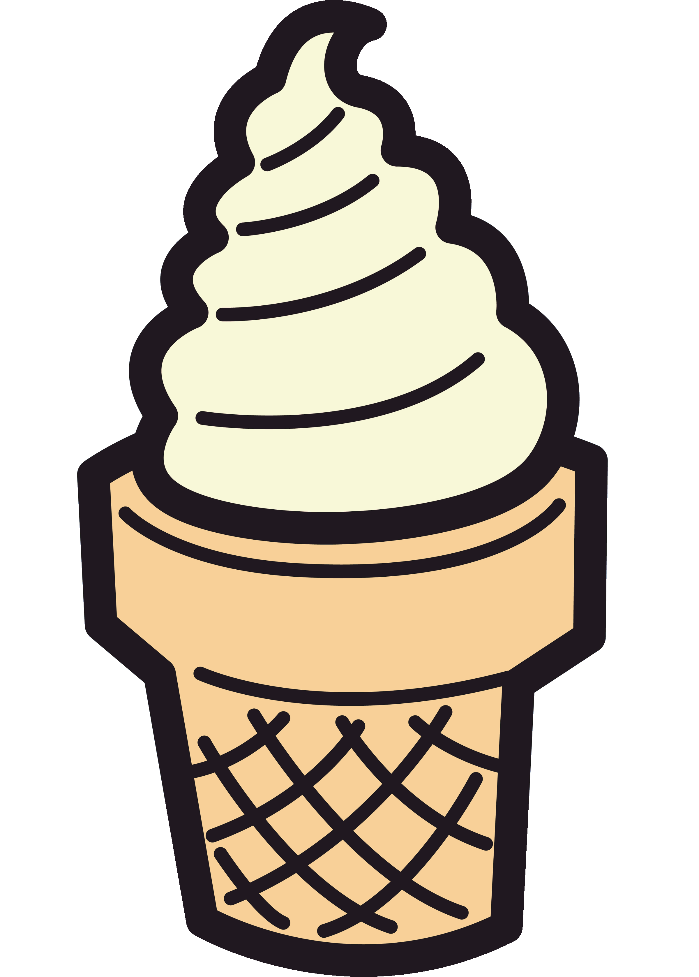 ice cream in a bowl clipart - photo #22