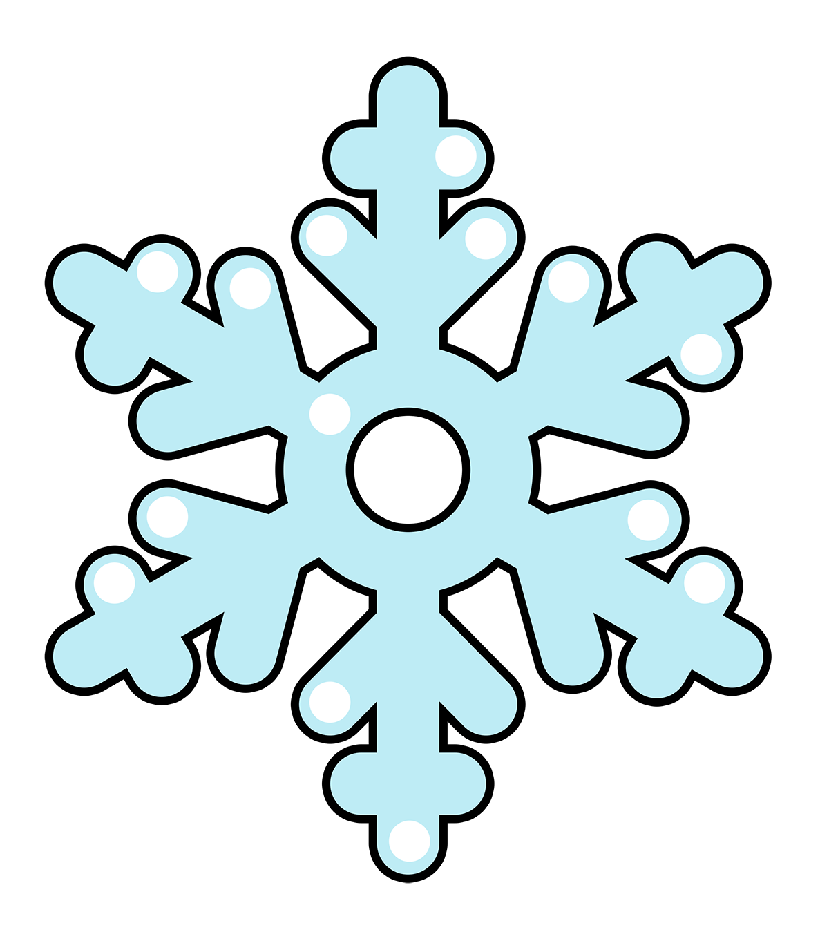 Snowflake clip art clipart free clipart microsoft clipart