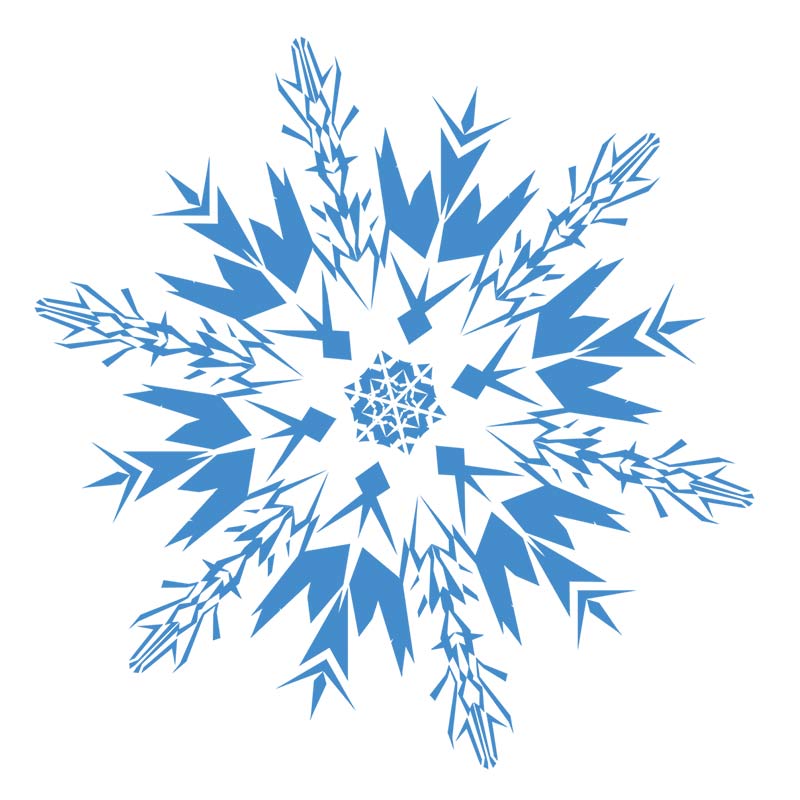 christmas clipart snowflakes - photo #4