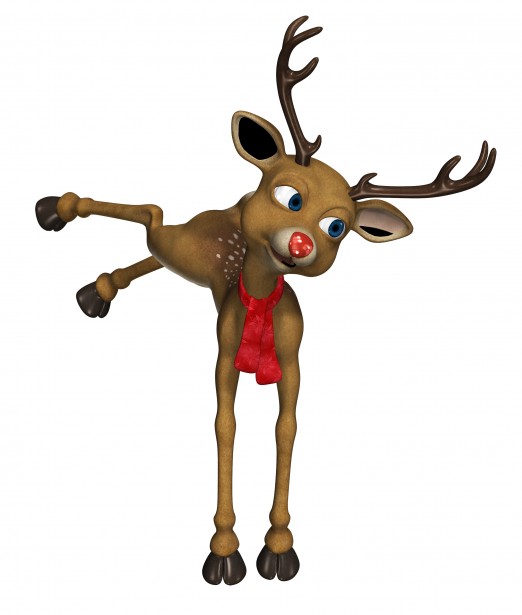 free cartoon reindeer clipart - photo #9