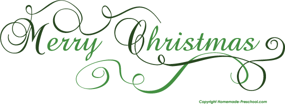 free clipart merry christmas text - photo #44