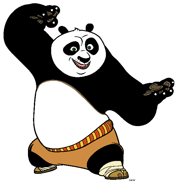 clipart kung fu panda - photo #1