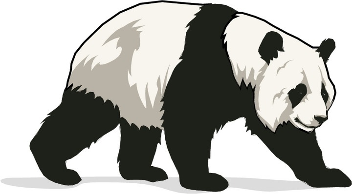 clipart panda dog - photo #21
