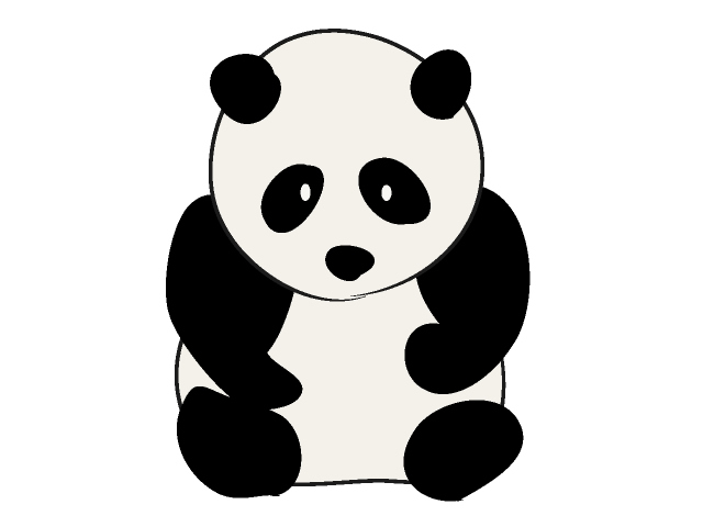 baby panda clipart - photo #40