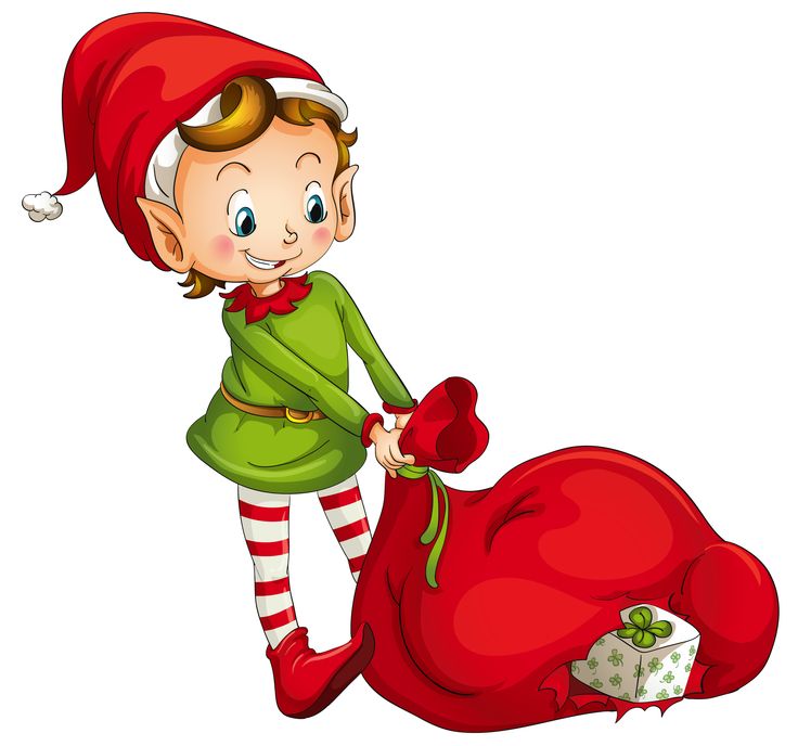 free clipart of christmas elves - photo #25