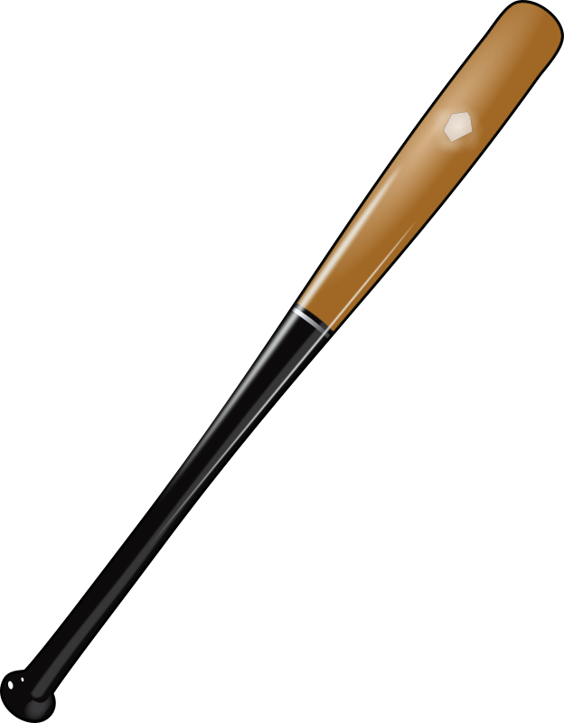 free clip art of baseball bat - photo #11