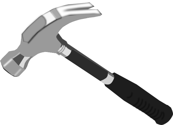 free clipart hammer and nails - photo #12