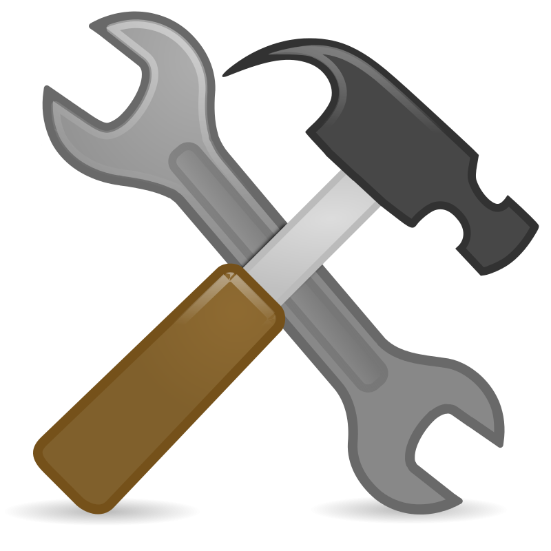 free clipart hammer and nails - photo #15