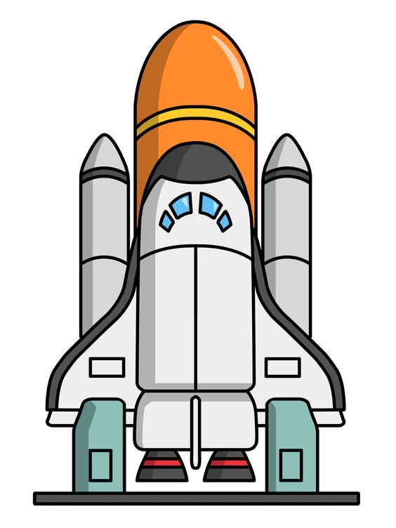 Rocket ship clip art free cartoon rocketship space alien pla image #15716
