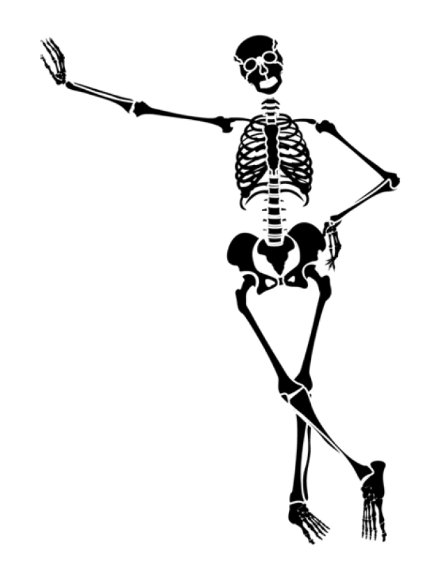 free halloween skeleton clipart - photo #14