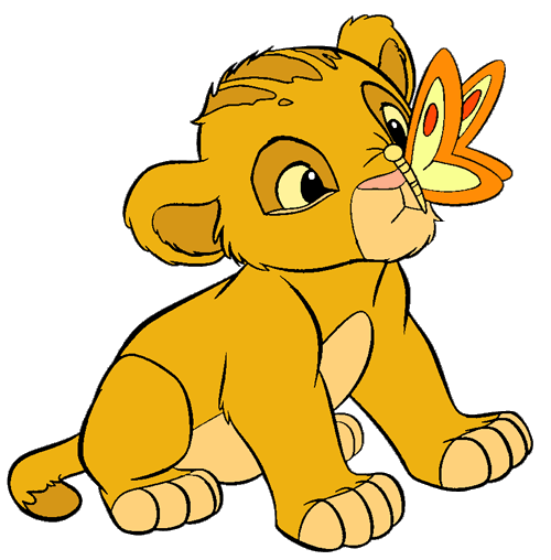 baby lion clipart - photo #12