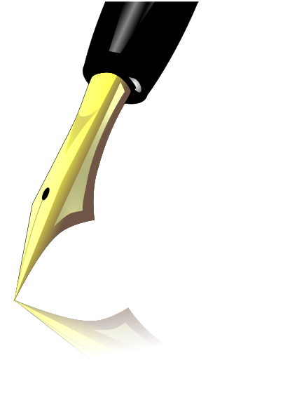 free clip art quill pen and ink - photo #41