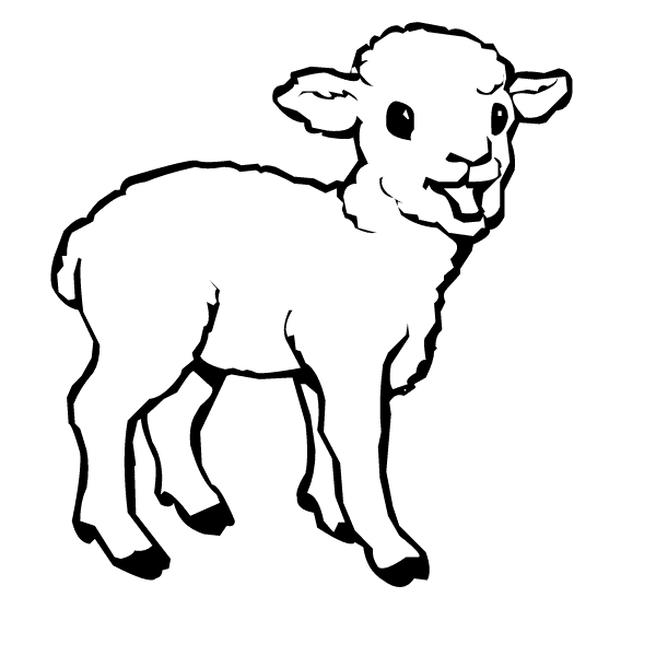 free easter lamb clip art - photo #43