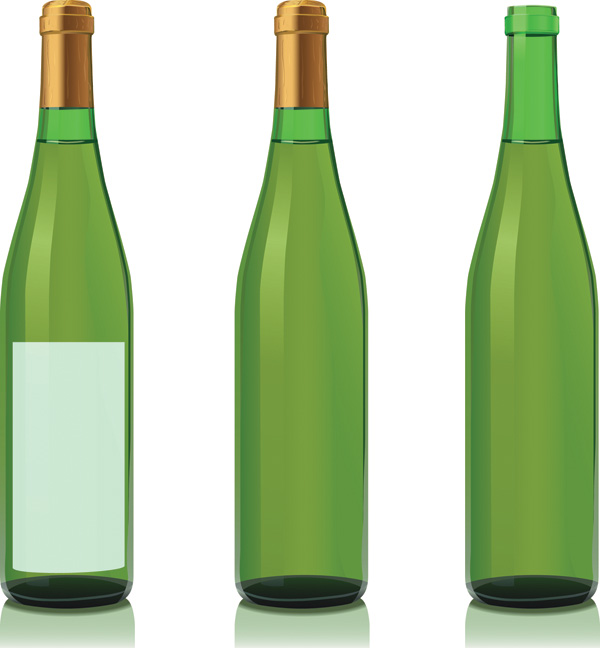 wine bottle clip art vector free - photo #26