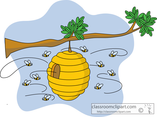 free bee hive clip art images - photo #50