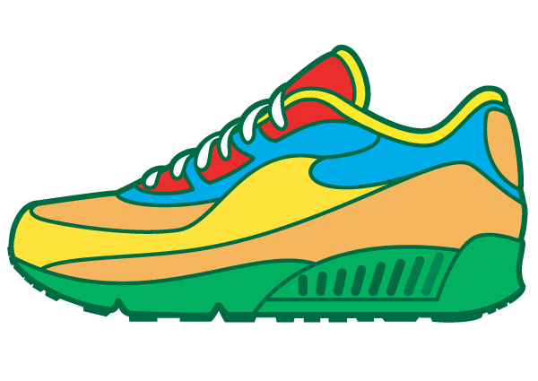 free clipart images running shoes - photo #47