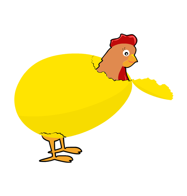 chick hatching clipart - photo #47