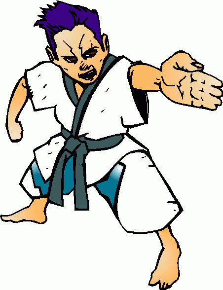 funny karate clipart - photo #7