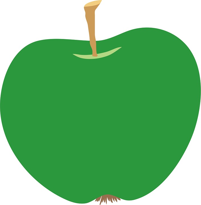 clipart of green apple - photo #36