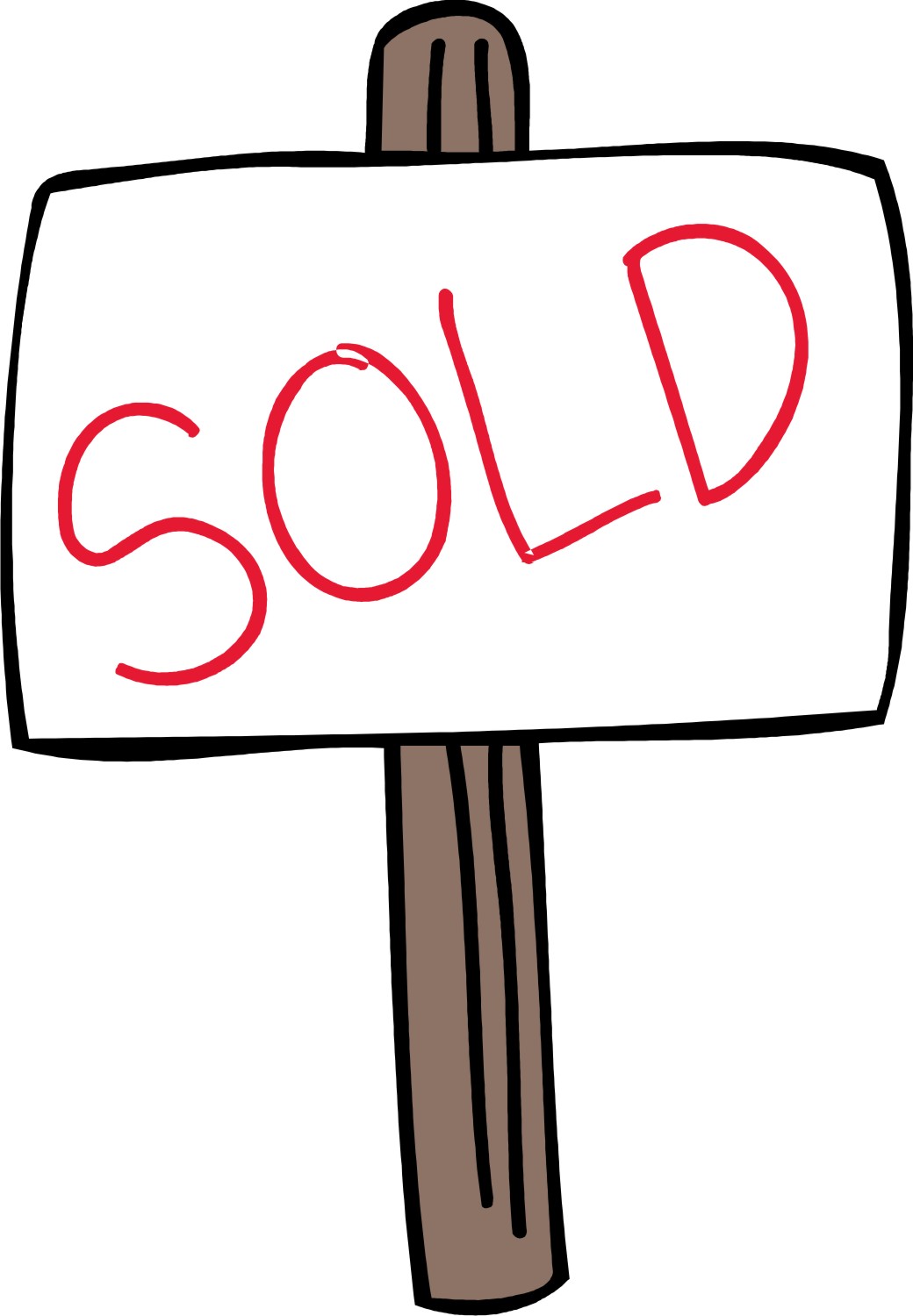 free clipart house sold - photo #27