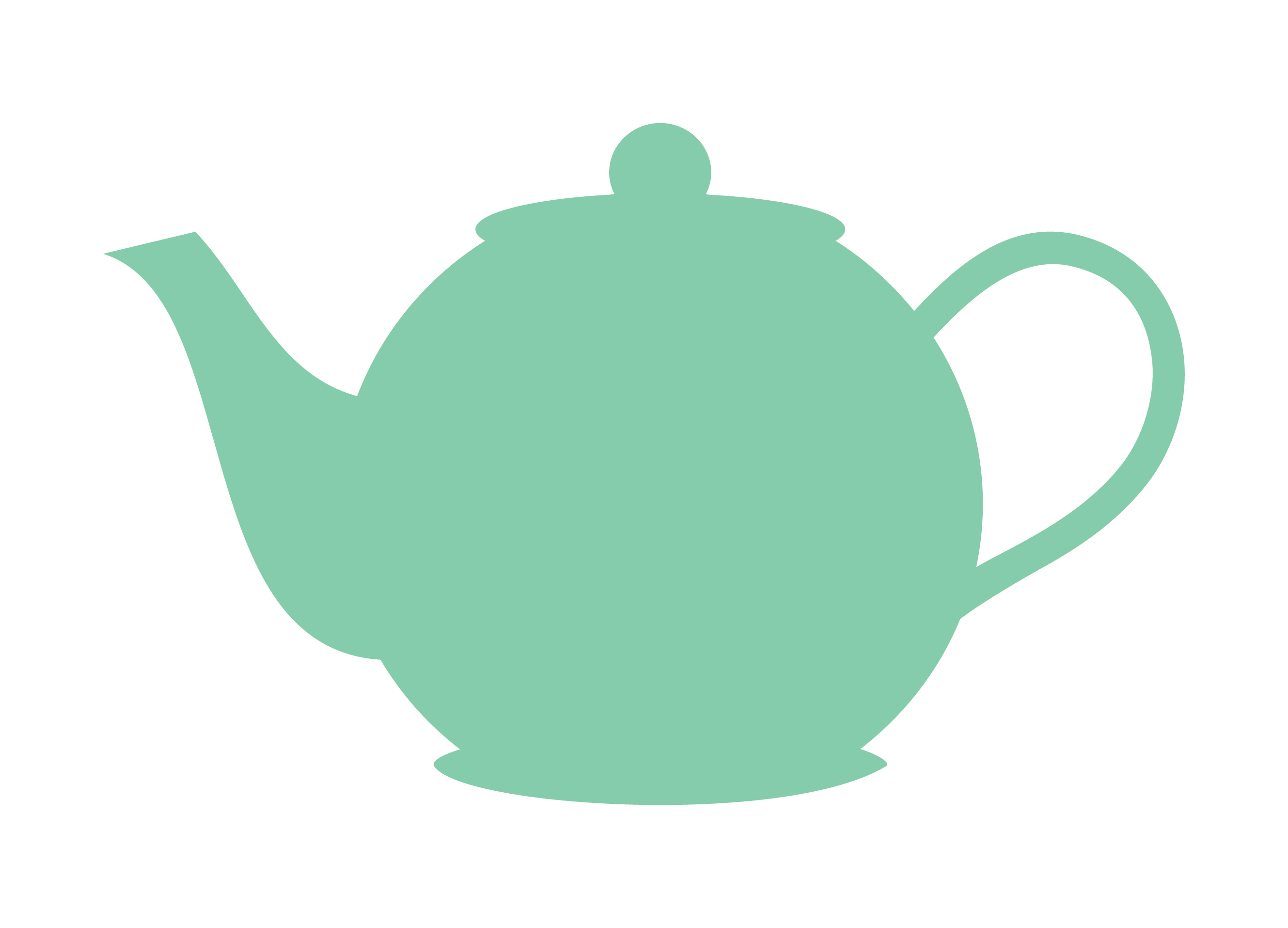 Teacup teapot clipart black and white free clipart images 2 image #25315