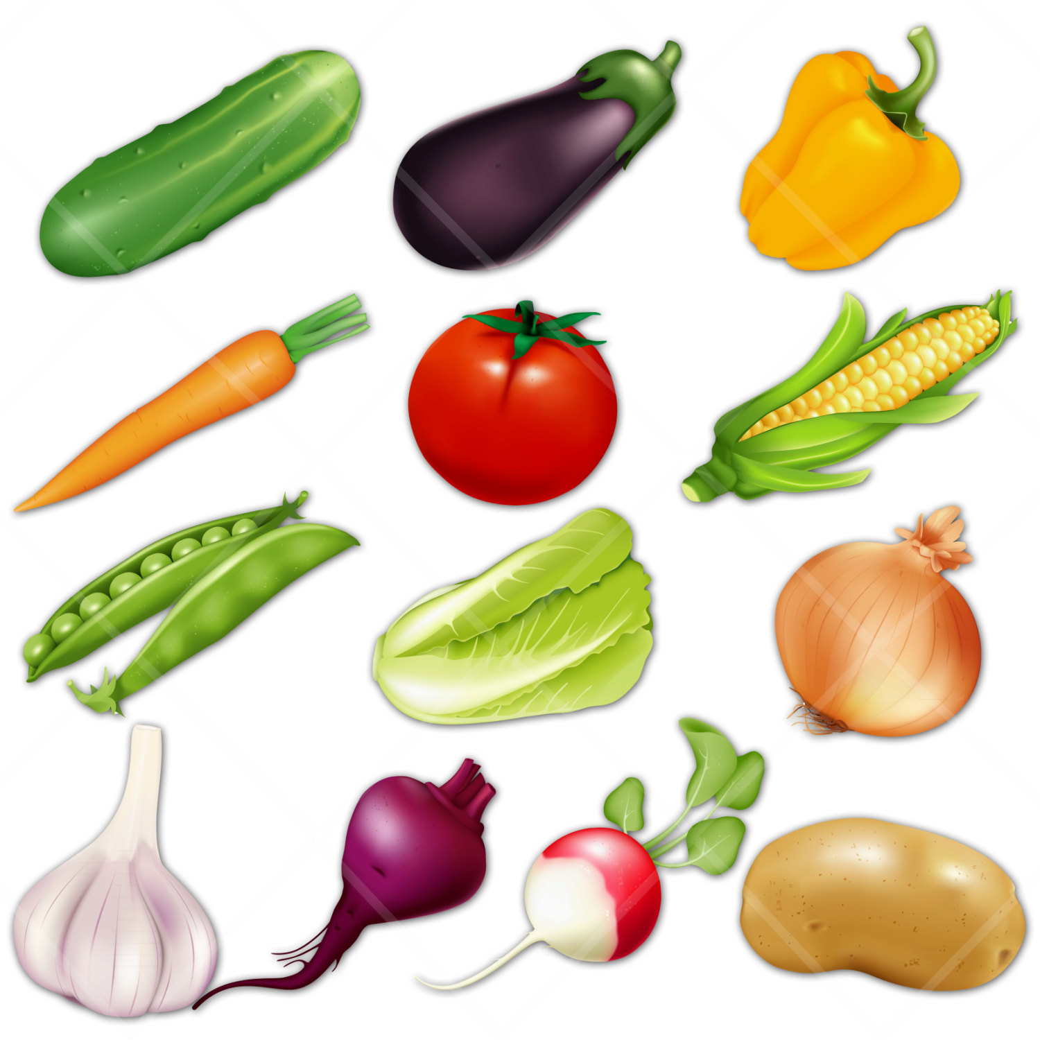 clipart fruits and vegetables - photo #49